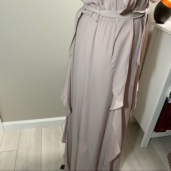 BCBGMaxazria Kollin Mauve Rose Maxi Dress Sz S - Picture 11 of 16